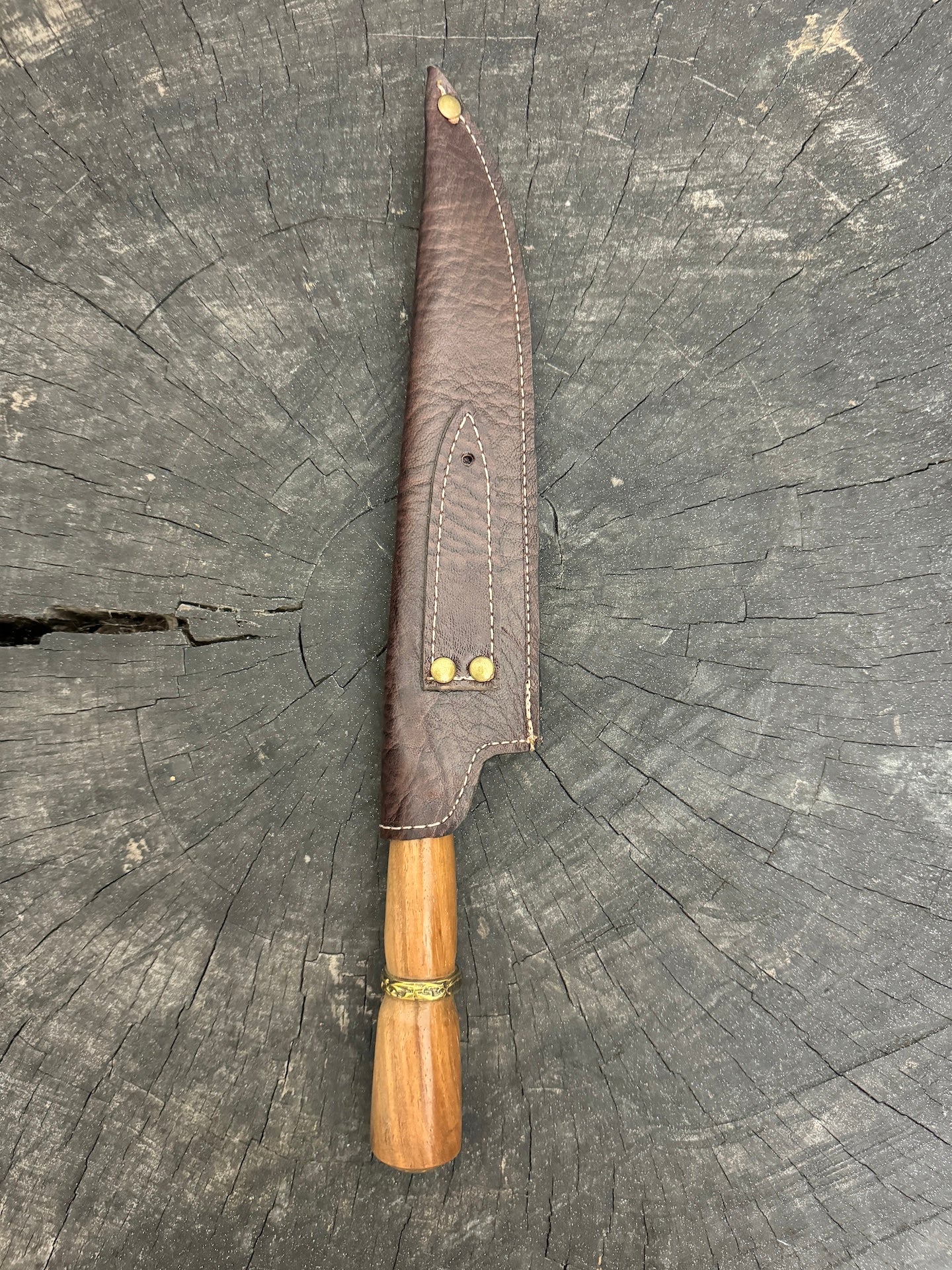 8&quot; Chef Knife, Native Hardwood, SS420 - 200mm