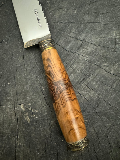 8&quot; Chef Knife, Native Hardwood, SS420 - 200mm