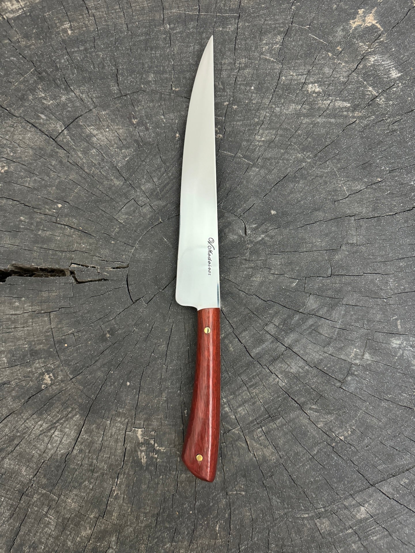 8&quot; Chimango Knife, Pau Brasil Hardwood, SS440 - 200mm