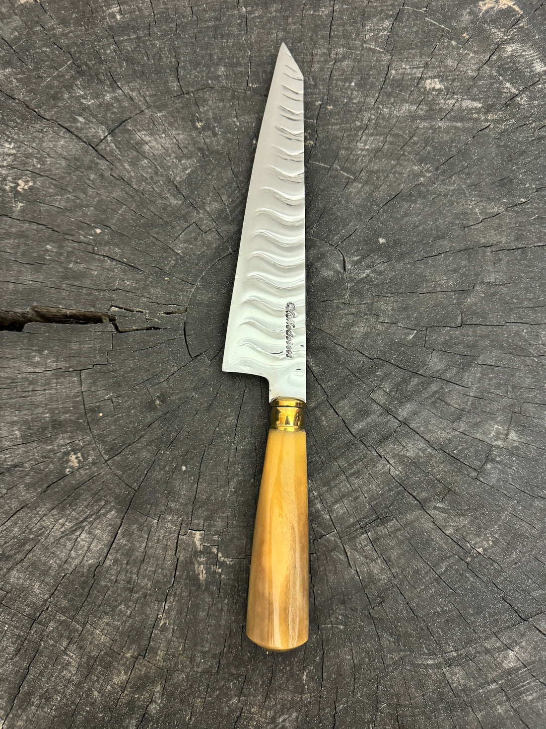 8" Branca Knife, Ostrich Bone, SS440 - 210mm