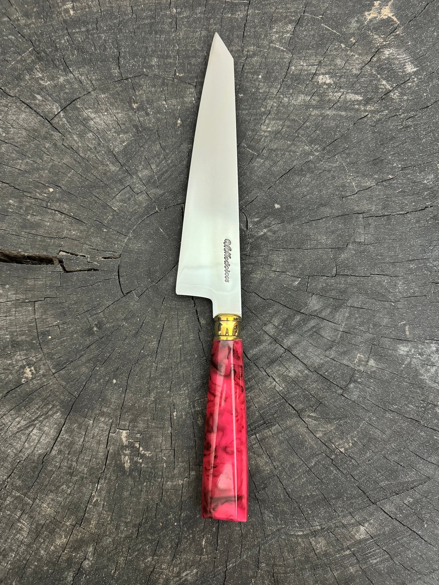 8&quot; Branca Knife, Custom Block, SS440 - 210mm