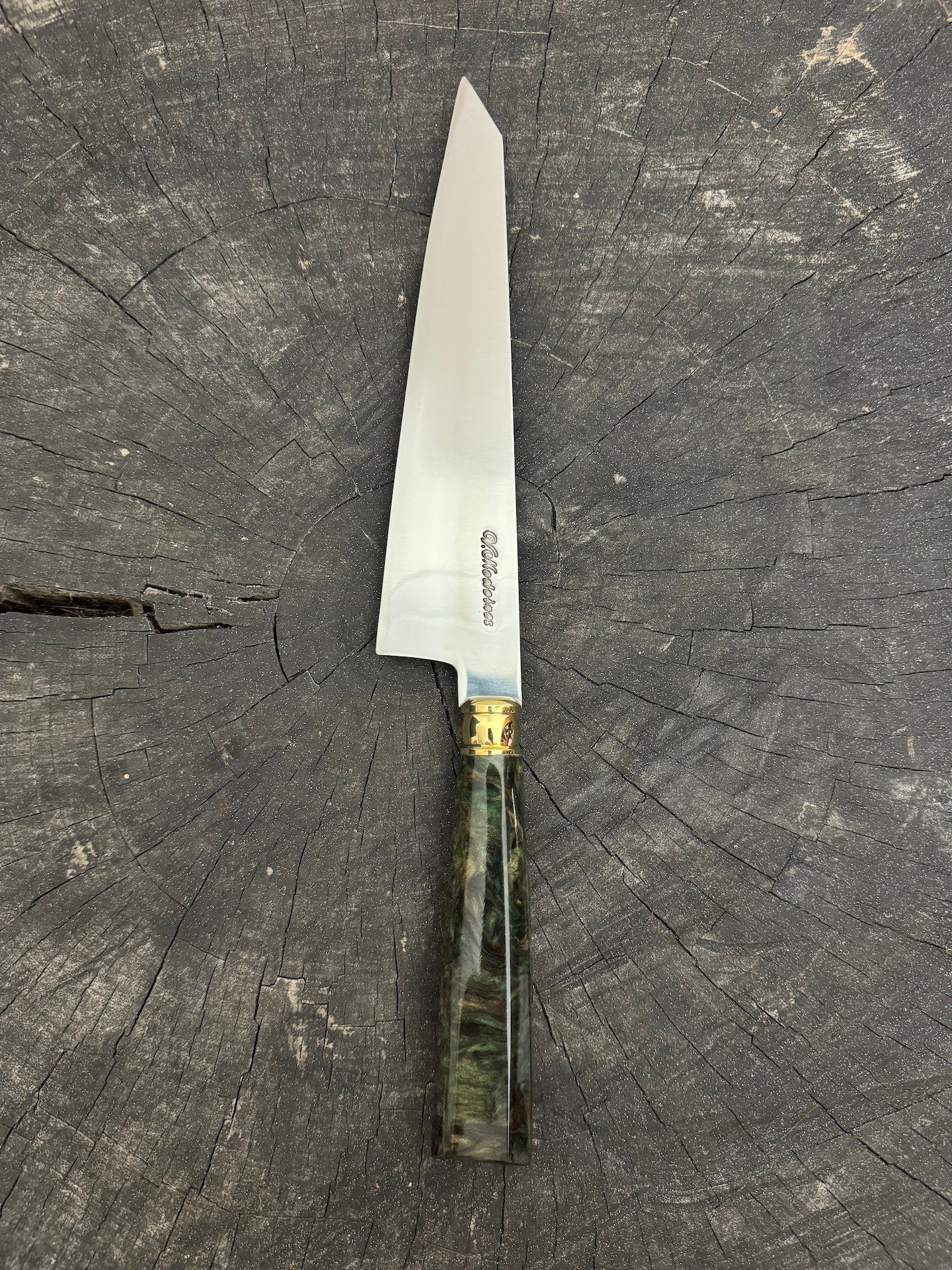 8&quot; Branca Knife, Custom Block, SS440 - 210mm