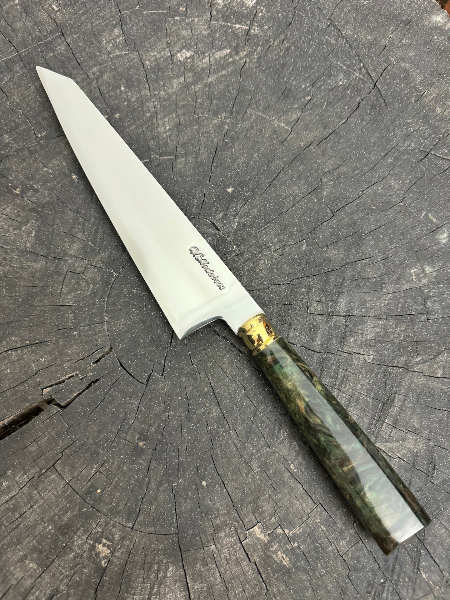 8&quot; Branca Knife, Custom Block, SS440 - 210mm