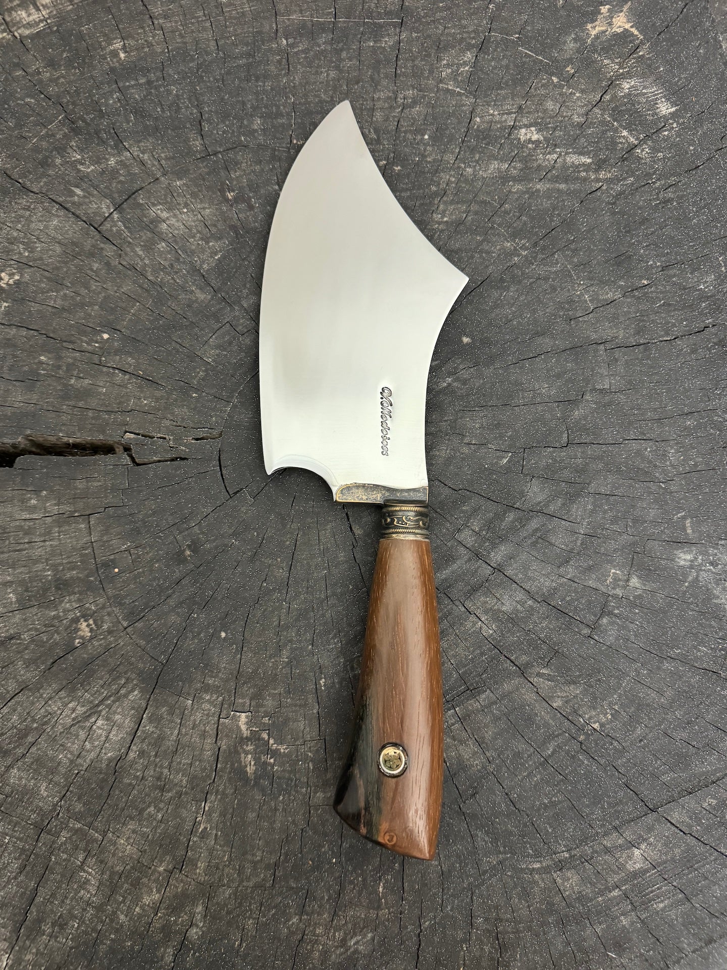 7&quot; Cutelo Wild Cleaver, Native Hardwood, SS440 - 180mm