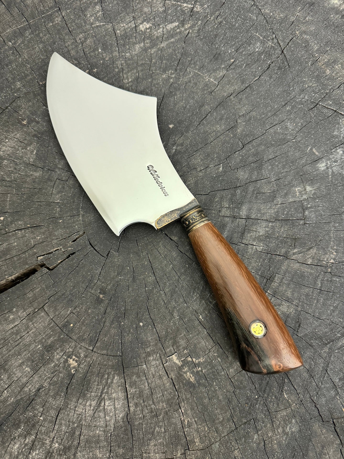 7&quot; Cutelo Wild Cleaver, Native Hardwood, SS440 - 180mm