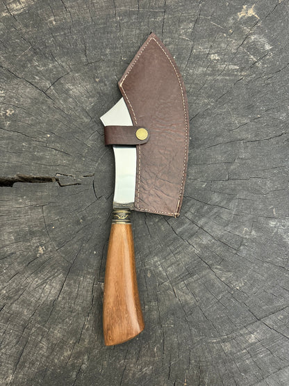 7&quot; Cutelo Wild Cleaver, Native Hardwood, SS440 - 180mm