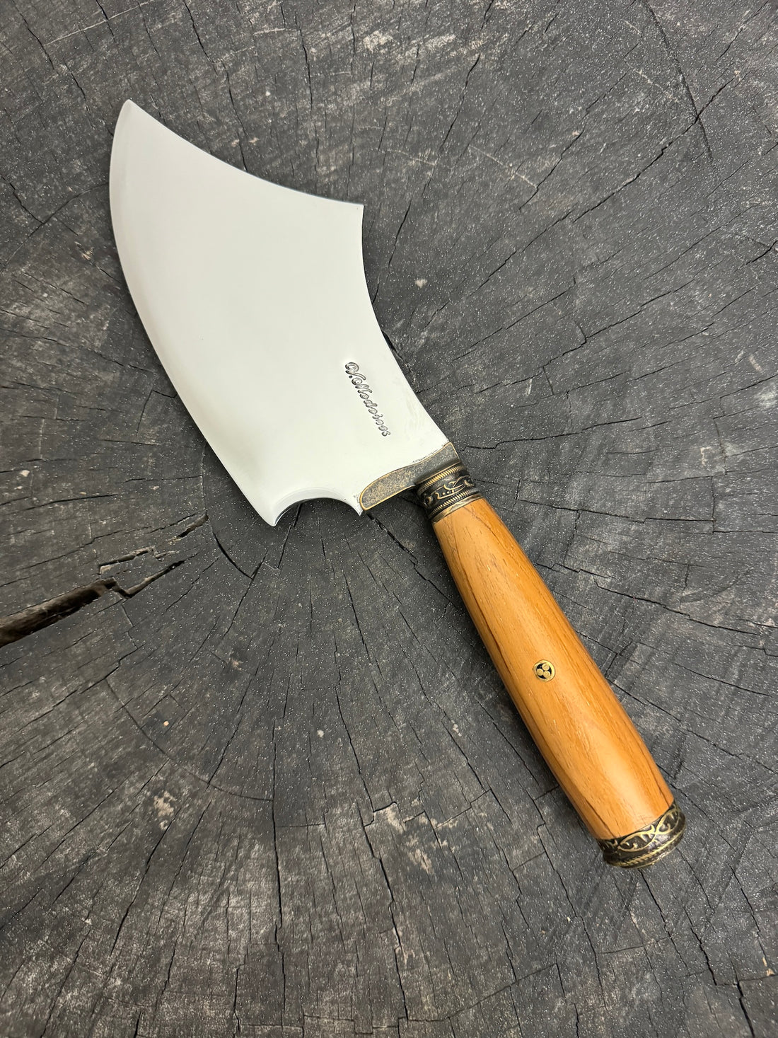 7&quot; Cutelo Wild Cleaver, Native Hardwood, SS440 - 180mm