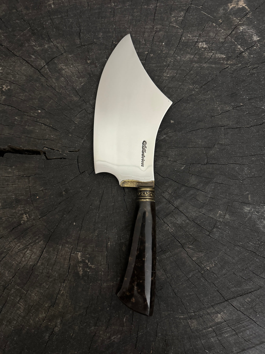 7&quot; Cutelo Wild Cleaver, Custom Block, SS440 - 180mm