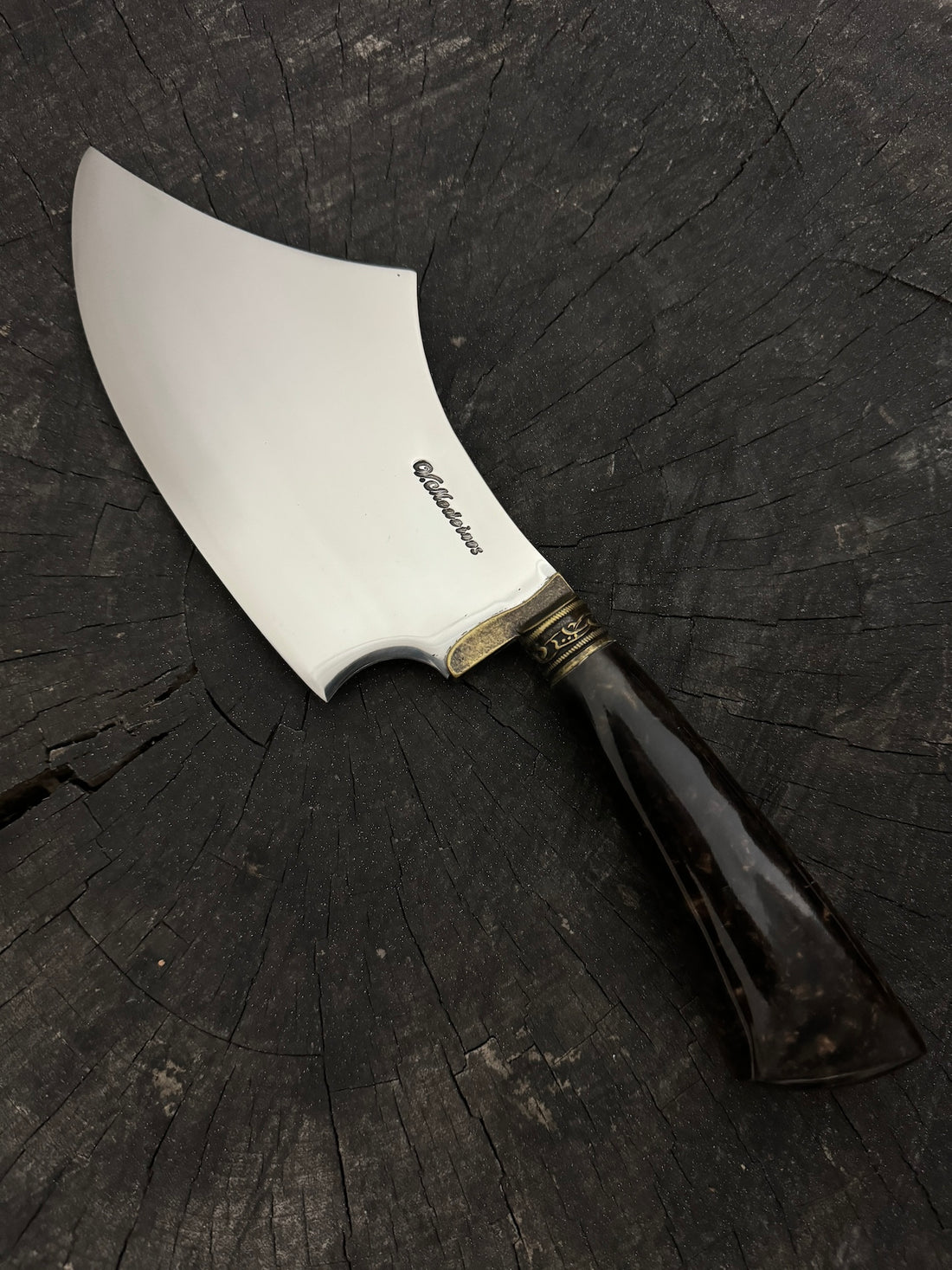 7&quot; Cutelo Wild Cleaver, Custom Block, SS440 - 180mm