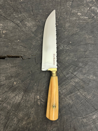 8&quot; Artisan Knife, Ostrich Bone, SS440 - 190mm