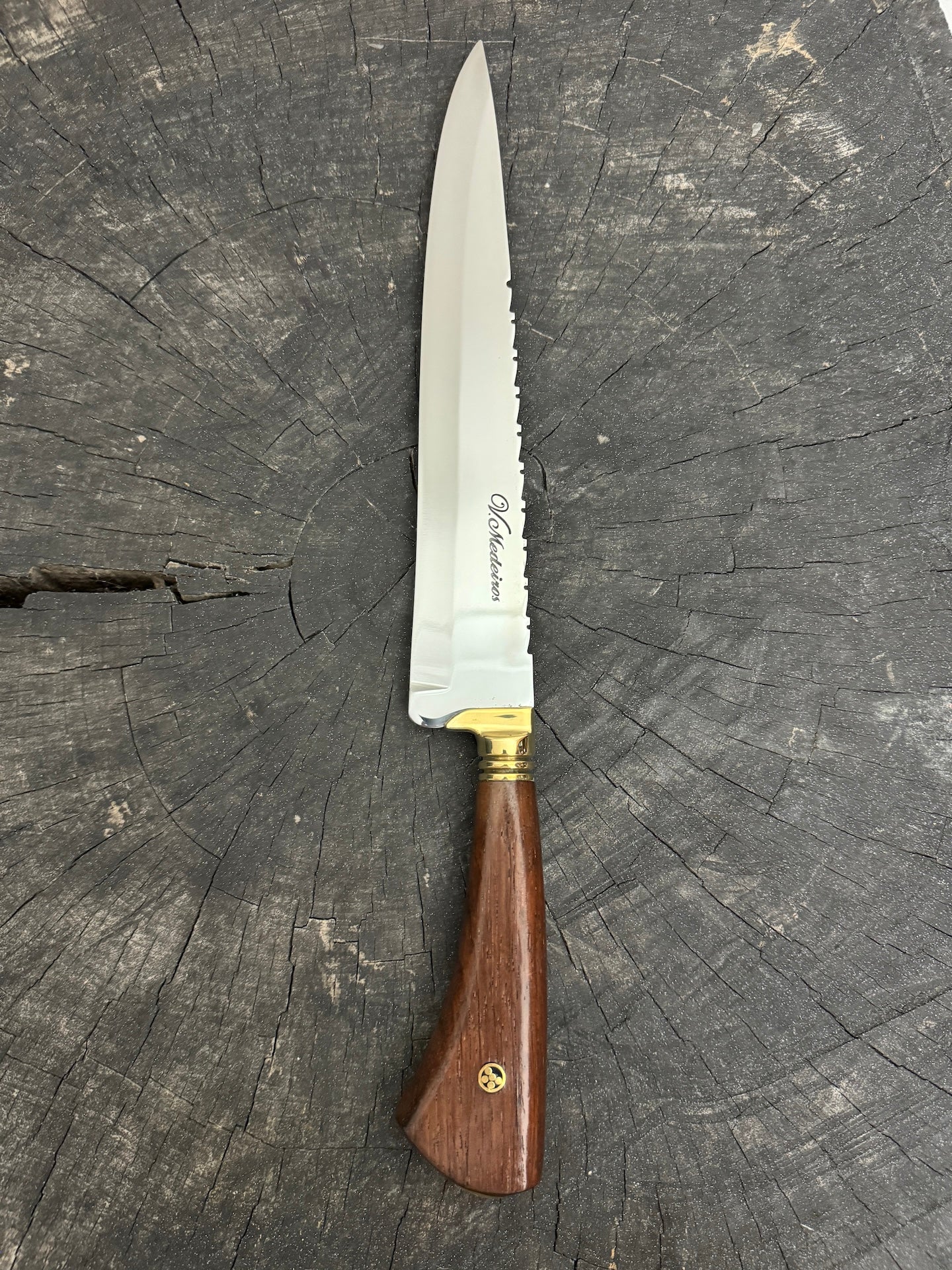 10&quot; Chef Knife, Imbuia Hardwood, SS420 - 250mm