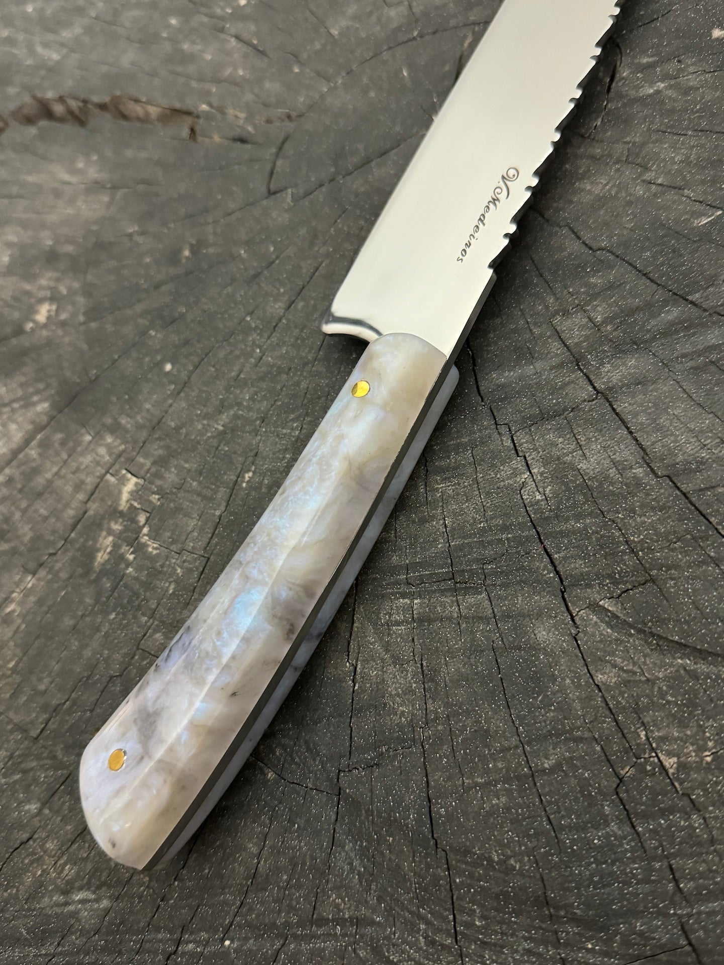 10&quot; Full Tang Chef Knife, Custom Block, SS440 - 250mm