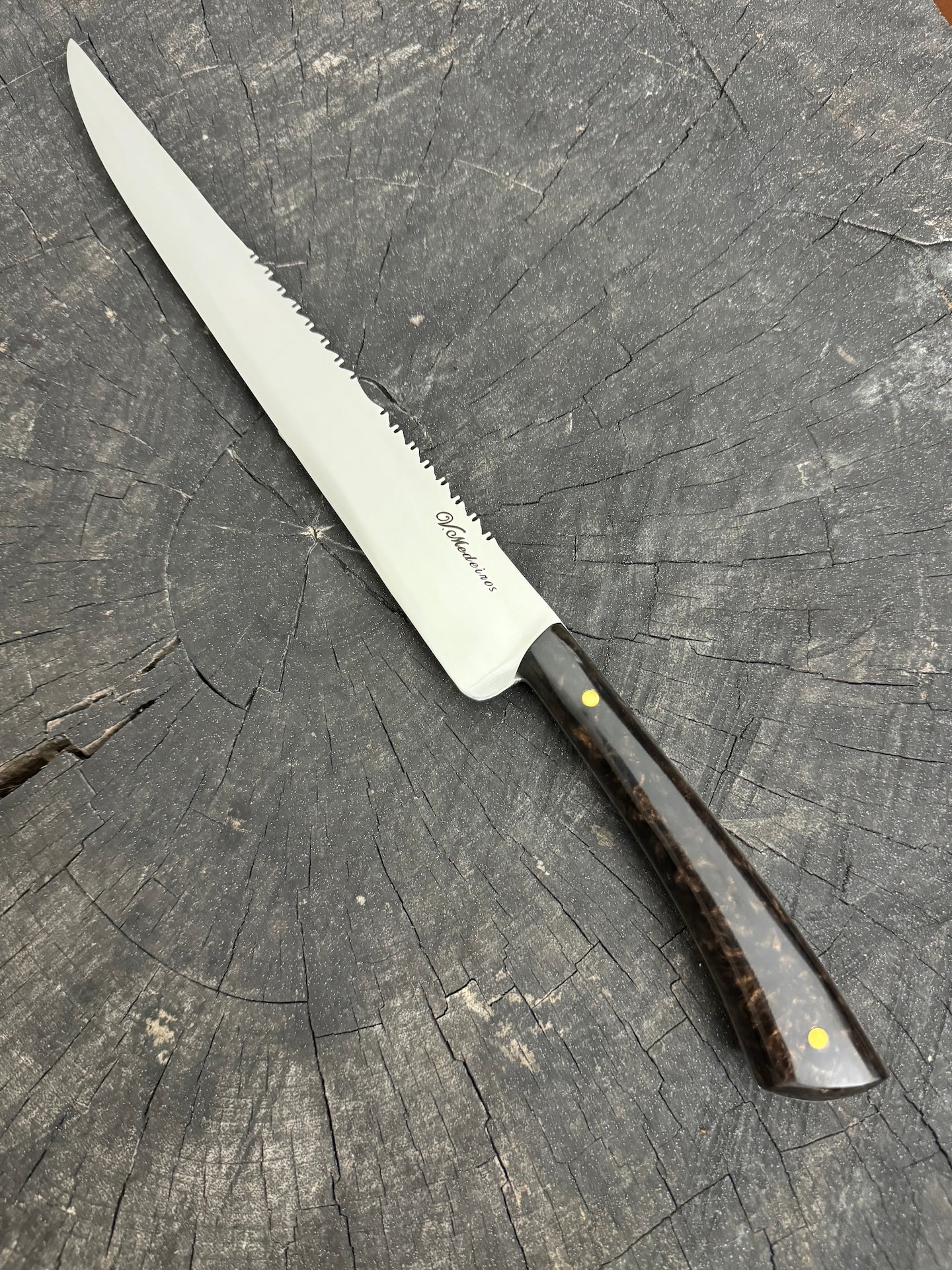 10&quot; Chimango Full Tang Knife, Custom Block, SS440 - 250mm