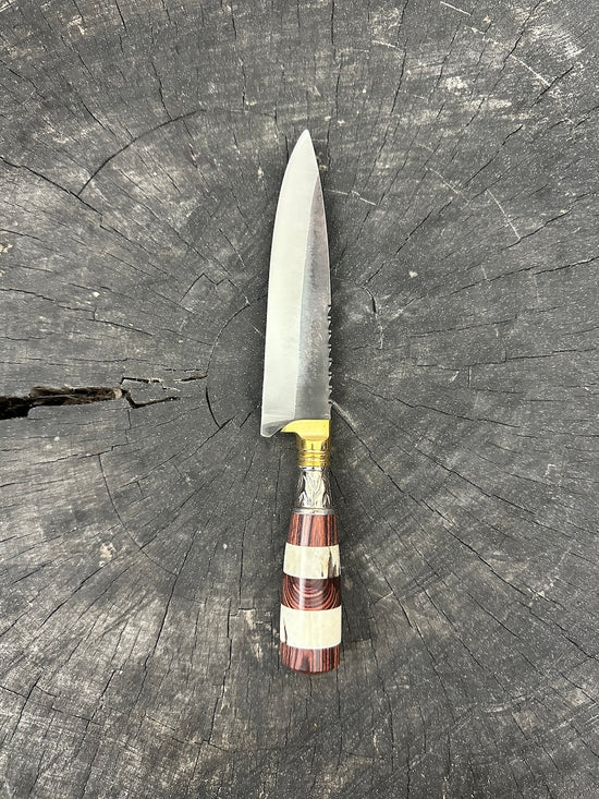6" Utility Knife, Native Hardwood, RSS440 - 150mm
