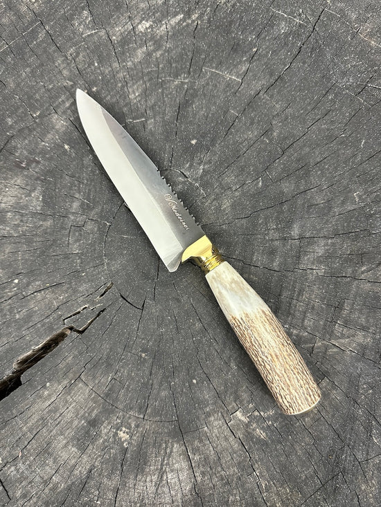 6" Utility Knife, Deer Antler, RSS440 - 150mm