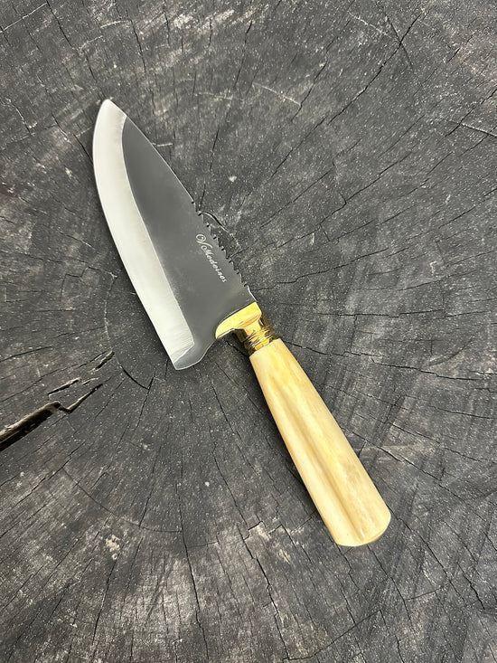 6" Utility Picanha Knife, Ostrich Bone, RSS420 - 150mm