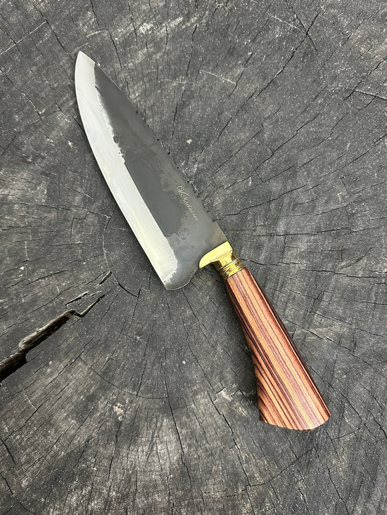 8" Picanha Chef Knife, Native Hardwood, RSS440 - 200mm