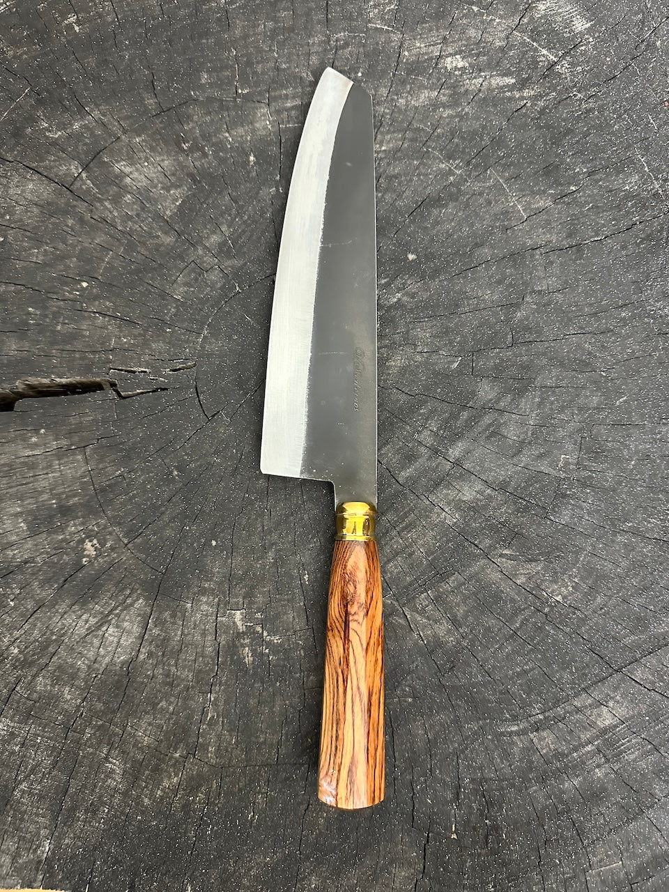 CUSTOM ORDER - 8&quot; Kultura Knife &amp; 8” Boning Knife, Jacaranda Hardwood, RSS440 - 200mm