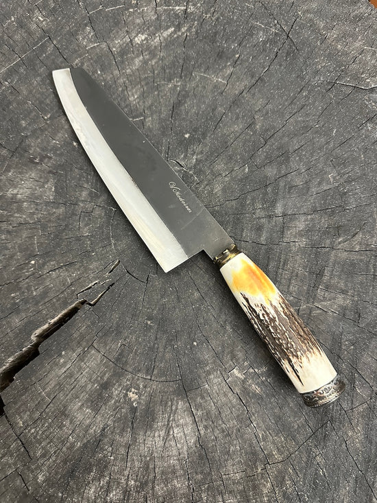 8" Kultura Knife, Deer Antler, RSS440 - 200mm