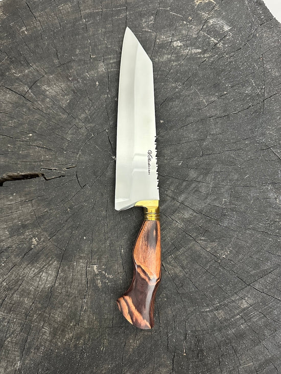 9" Bunka Pro Knife, Jacaranda Hardwood, SS440 - 220mm