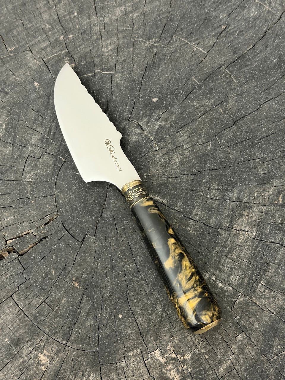 4” Skinner Knife, Predator Custom Block - SS420 - 105mm