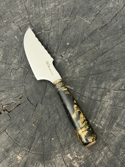 4” Skinner Knife, Predator Custom Block - SS420 - 105mm