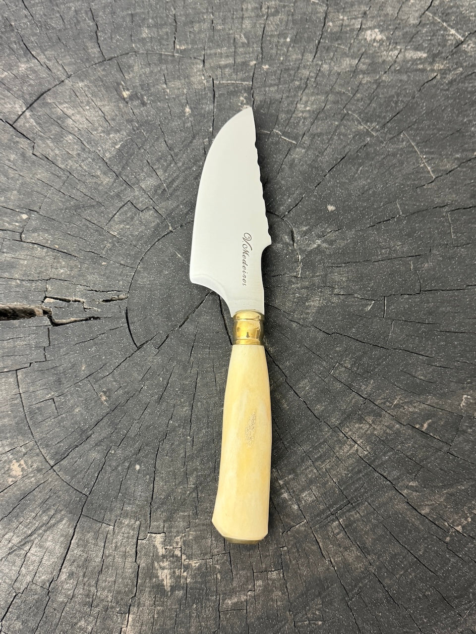4” Skinner Knife, Ostrich Bone - SS420 - 105mm
