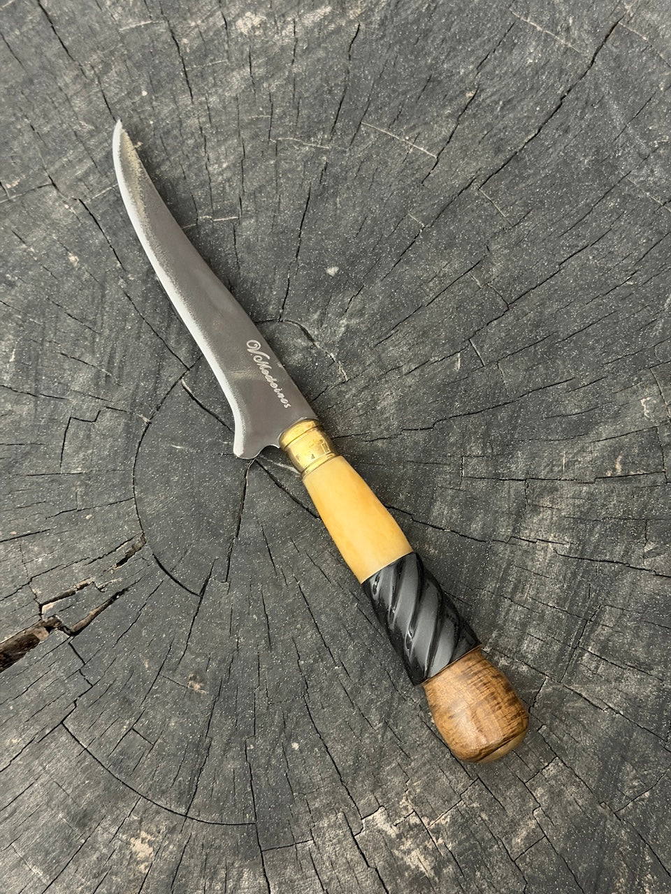 5" Boning Knife, Ostrich Bone &amp; Ipê Hardwood, HCS1070 - 130mm