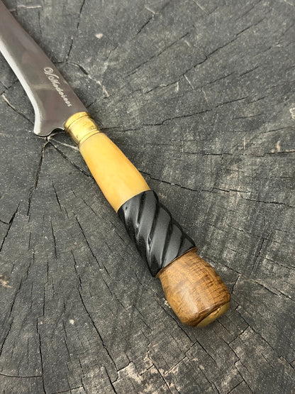 5" Boning Knife, Ostrich Bone &amp; Ipê Hardwood, HCS1070 - 130mm