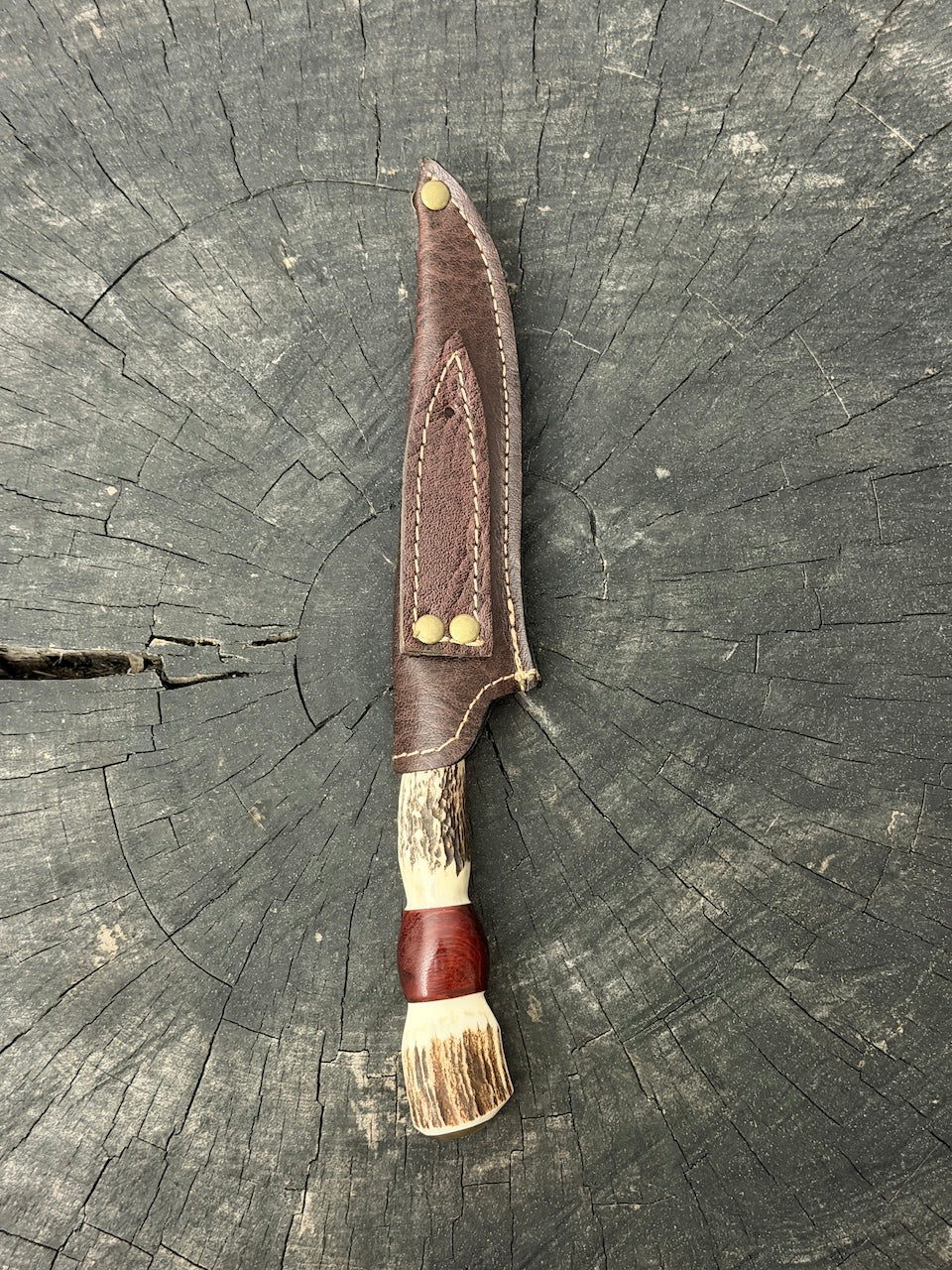 5" Boning Knife, Deer Antler, SS440 - 130mm