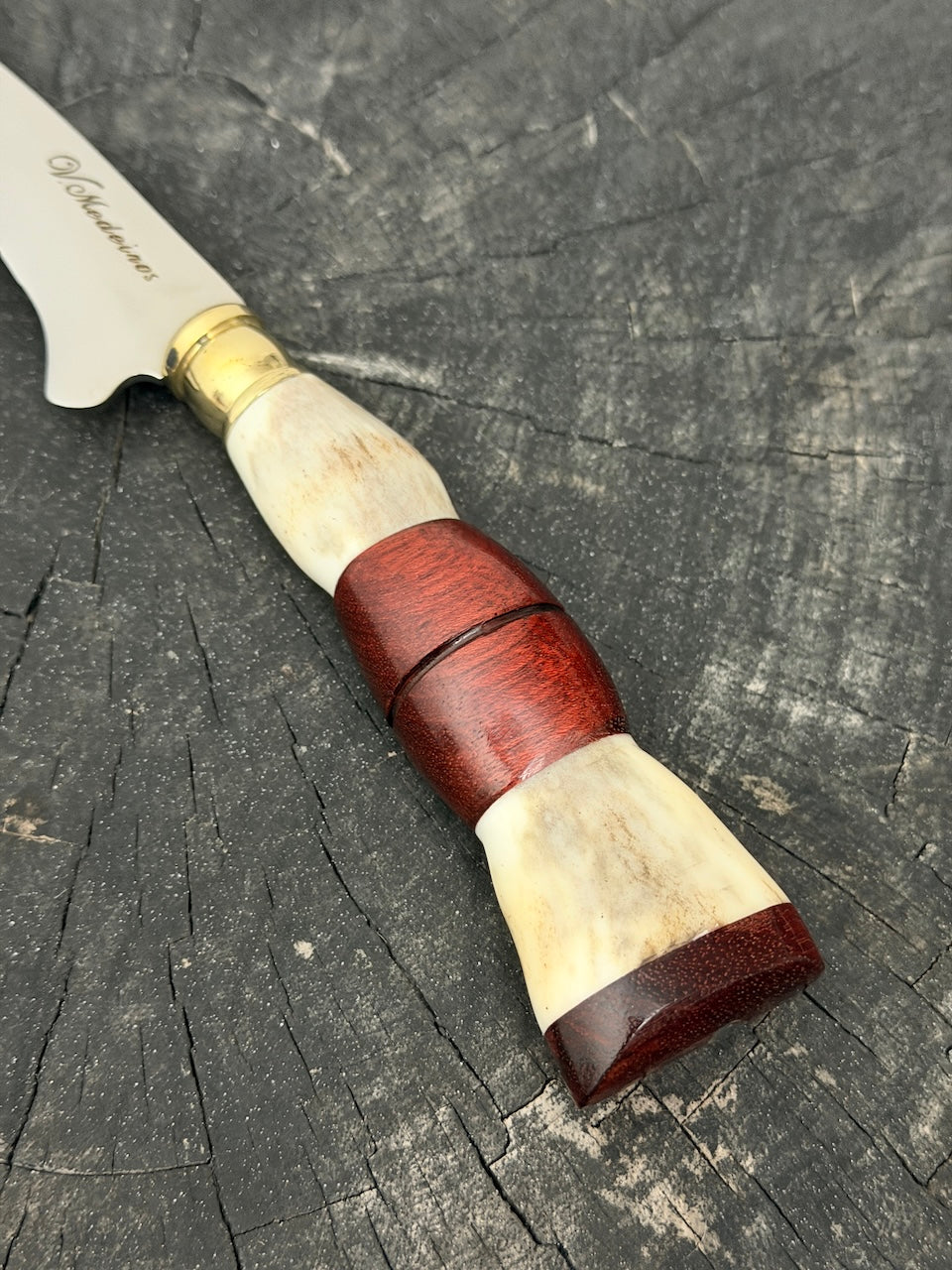 5" Boning Knife, Deer Antler, SS440 - 130mm