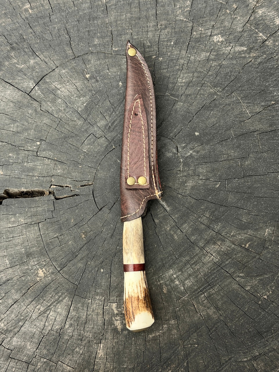 5" Boning Knife, Deer Antler, SS440 - 130mm