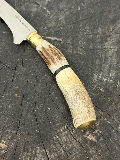 5" Boning Knife, Deer Antler, SS440 - 130mm