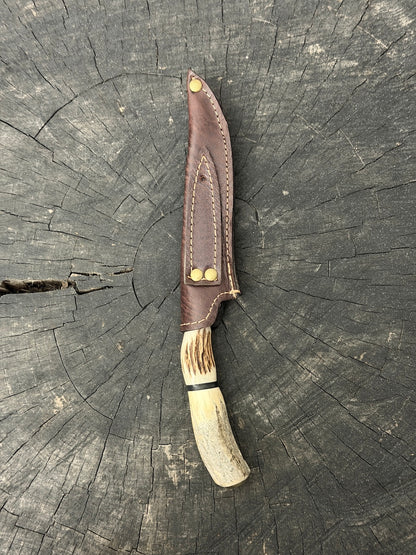 5" Boning Knife, Deer Antler, SS440 - 130mm