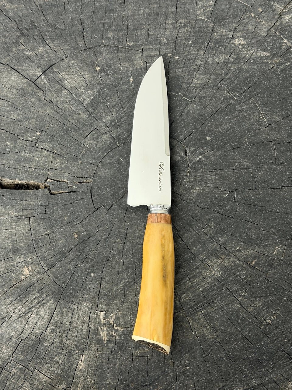 6" Utility Knife, Ostrich Bone, SS440 - 150mm