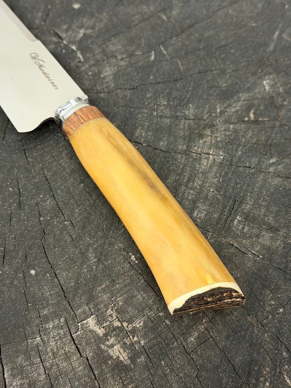 6" Utility Knife, Ostrich Bone, SS440 - 150mm