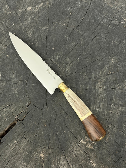 6" Utility Knife, Deer Antler, SS440 - 150mm