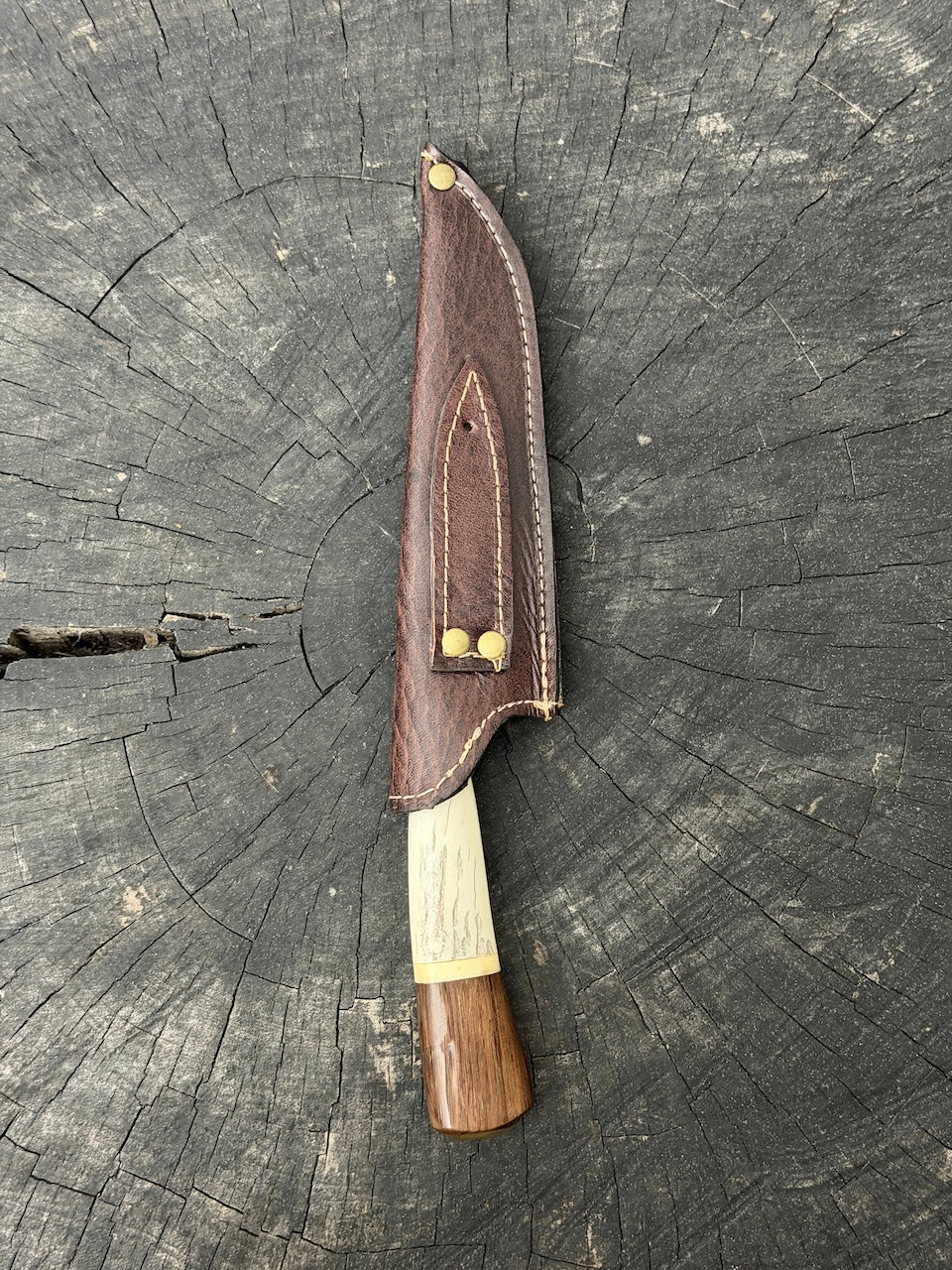 6" Utility Knife, Deer Antler, SS440 - 150mm