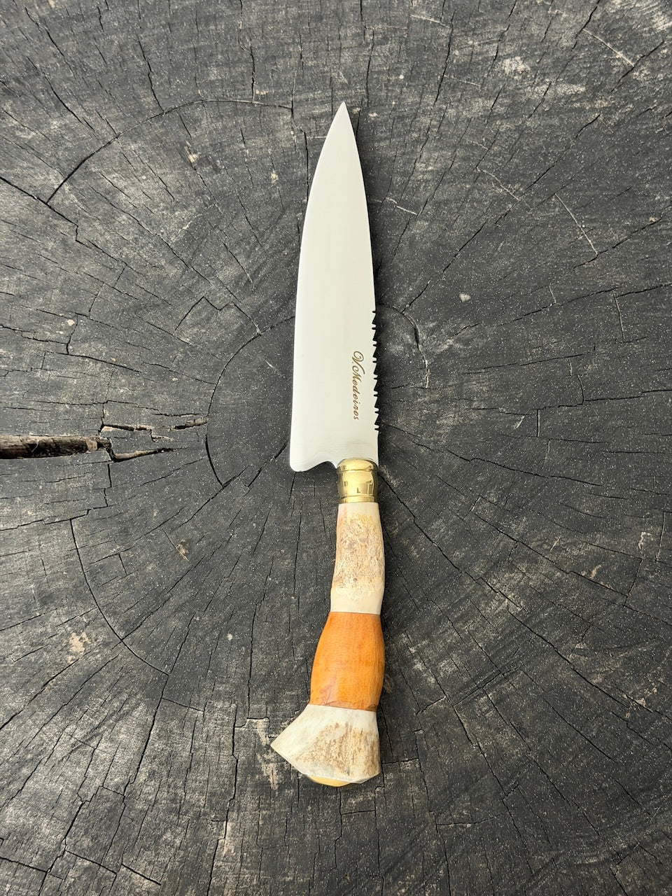 6" Utility Knife, Deer Antler, SS440 - 150mm