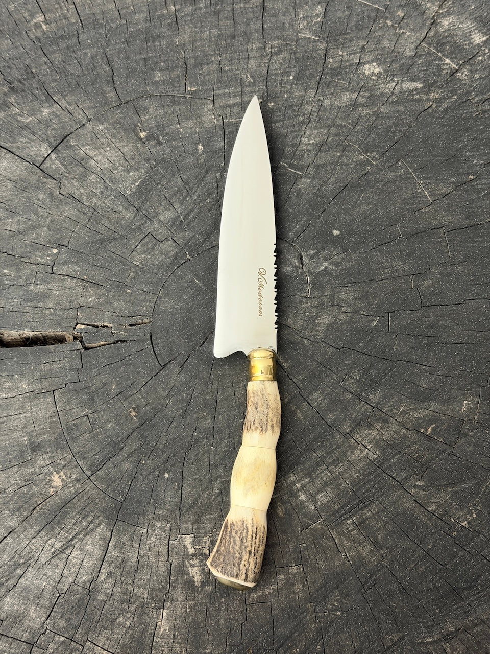 6" Utility Knife, Deer Antler, SS440 - 150mm