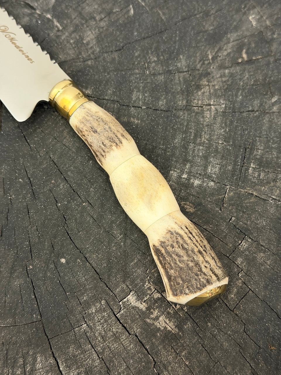 6" Utility Knife, Deer Antler, SS440 - 150mm