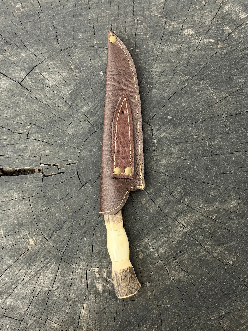 6" Utility Knife, Deer Antler, SS440 - 150mm