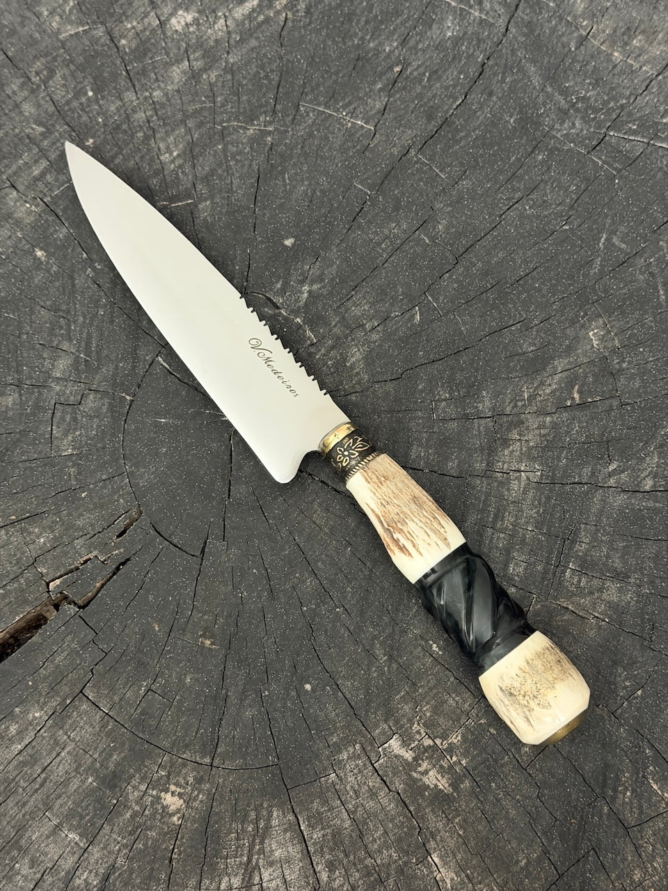 6" Utility Knife, Deer Antler, SS440 - 150mm