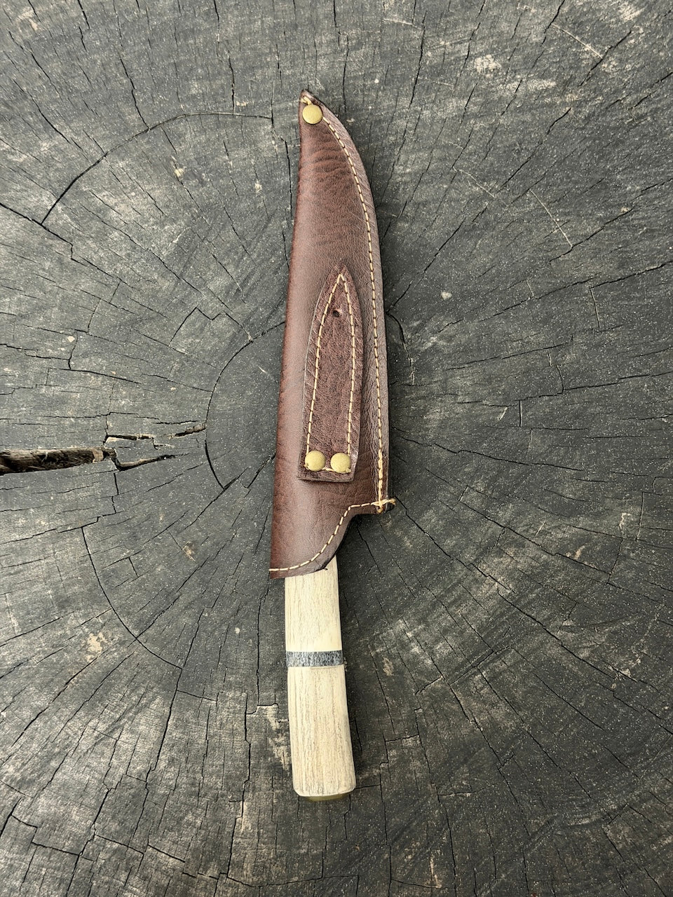 6" Utility Knife, Deer Antler, SS440 - 150mm