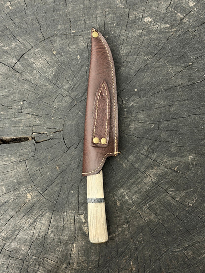 6" Utility Knife, Deer Antler, SS440 - 150mm