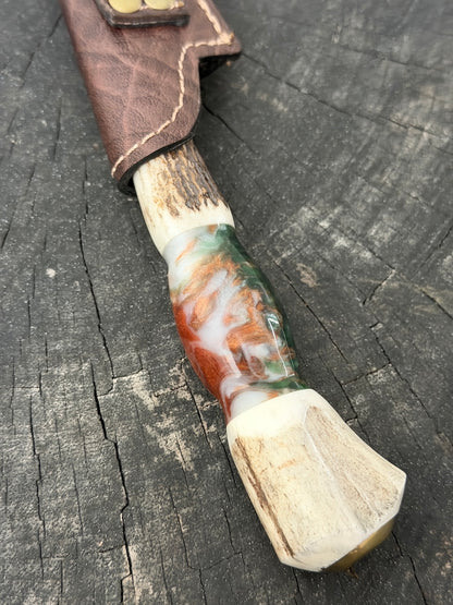 8" Boning Knife, Deer Antler, SS420 - 200mm