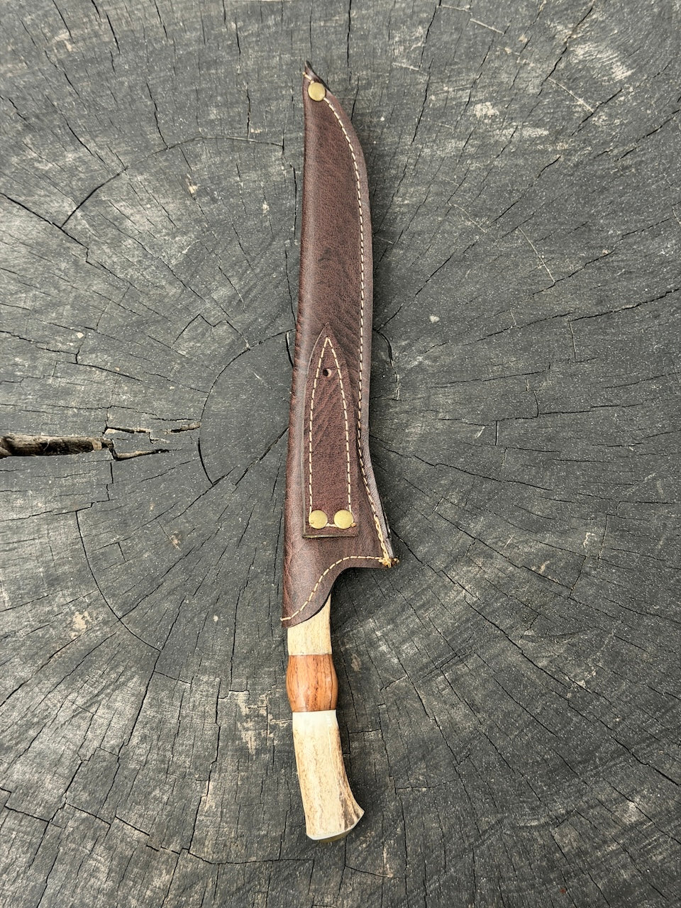 8" Boning Knife, Deer Antler, SS420 - 200mm