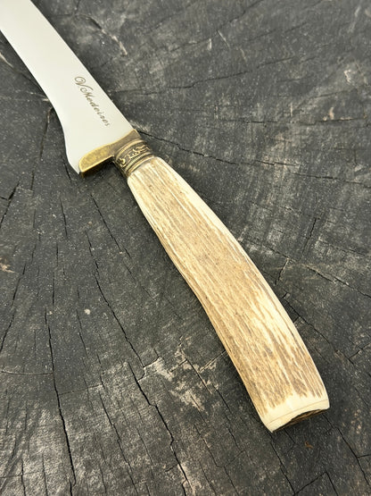 8" Boning Knife, Deer Antler, SS420 - 200mm