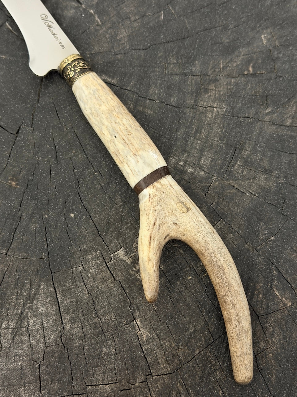 8" Boning Knife, Deer Antler Galheta, SS420 - 200mm