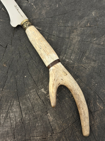 8" Boning Knife, Deer Antler Galheta, SS420 - 200mm